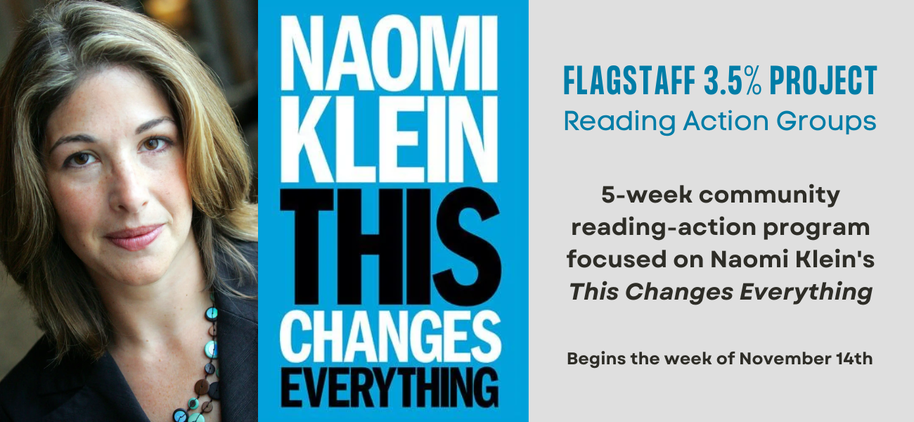 Flagstaff Reading Action Group - This Changes Everything