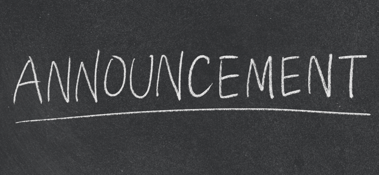 announcement